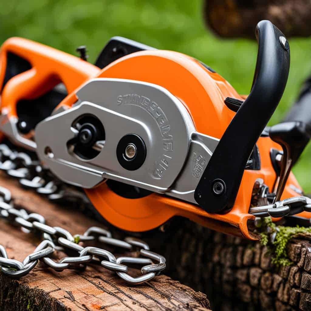 how to untangle a chainsaw chain